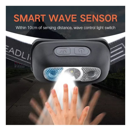 Lámpara Linterna Led Recargable Ajustable De Cabeza
