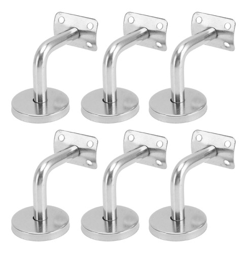 6pcs Soporte Muro Tubo Pasamanos 