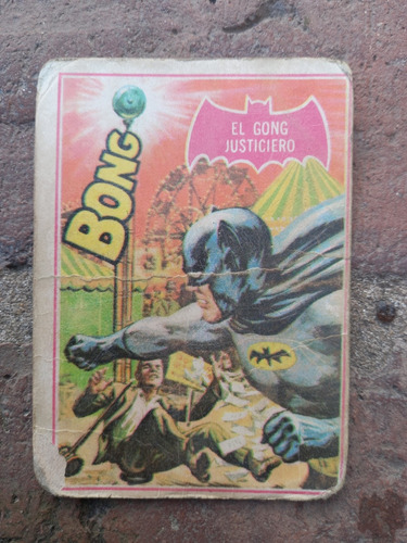 A- Figurita Batman Tarjeta Año 1966 N.21