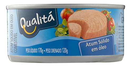 Atum Sólido Em Óleo Qualitá Lata 170g