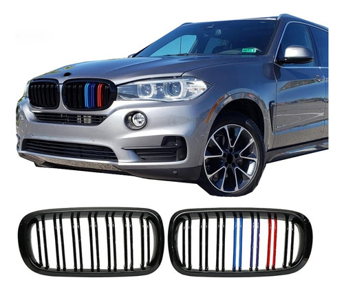 Parrilla Versión M De Doble Línea Para Bmw F15 X5 2014-2017