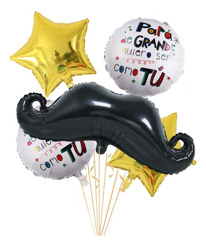 Globos De Bigote Para El Día Del Padre