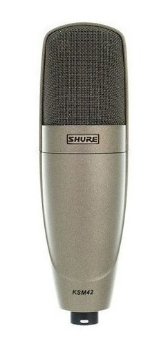 Micrófono Condenser Diafragma Dual Shure Ksm42 Silver Cuo