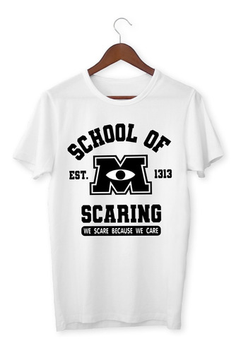 Remera Unisex Monsters Inc: School Of Scaring #r 