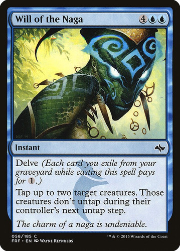 Carta Magic Will Of The Naga X4 Playset Fate Reforged