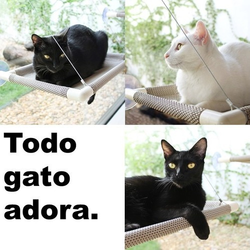 Imagem 3 de 8 de Cama Rede Para Gato Catbed Aloha King Novo Material
