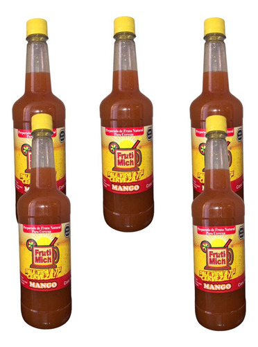 Jarabe Michelada Mango 6 L Fruti Mich Cerveza Coctelería