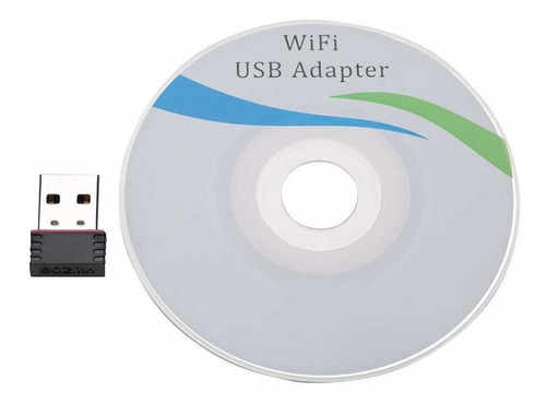 Adaptador Wifi Usb Wlan Plastico Metal 2.0 Alta Velocidad Ma