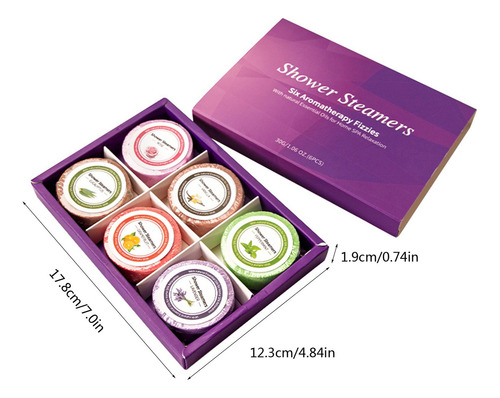 Fe Tabletas De Baño De Aromaterapia B Stress Relief, 6