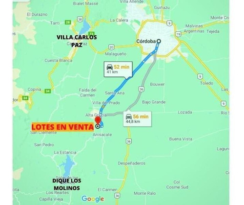 Imagen 18 de 23 de Venta! Lotes Con Escritura! En Anisacate Con Rio Y Sierras!!!
