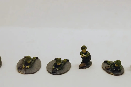 Soldado Escala Ho. 10 Unid. Trenes. Pintados Impresion 3d
