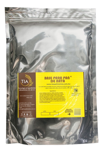 Base Pan De Nata Para Panadería 2kg Tia
