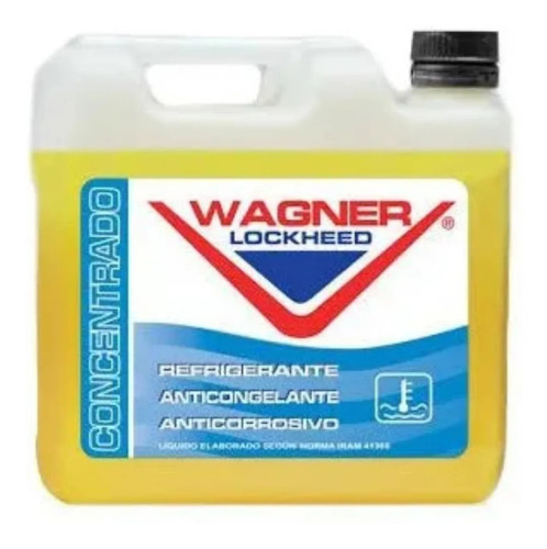 Imagen 1 de 4 de Liquido Refrigerante Wagner Amarillo 5 Litros