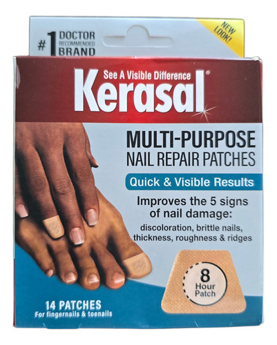 Parches Kerasal Reparador De Uñas Multi-accion Hongos Y +