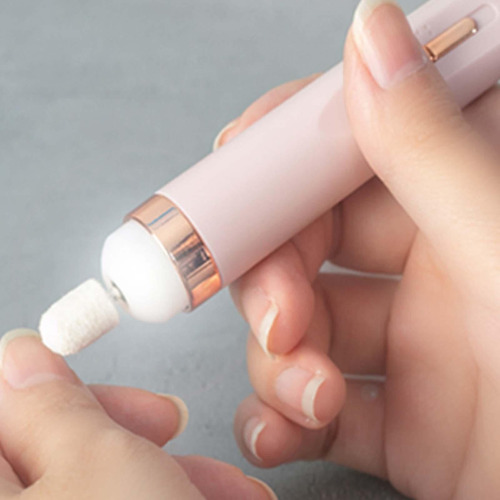 2 Taladro Eléctrico Inalámbrico Para Uñas, Lima De Rosa