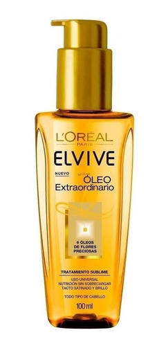 Imagen 1 de 7 de Oleo Extraordinario Elvive Loreal Paris Tratamiento 100ml