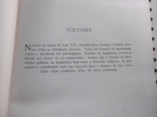 Imagem 4 de 6 de Livro Pensamento Vivo De Voltaire Ano 1965 N1710