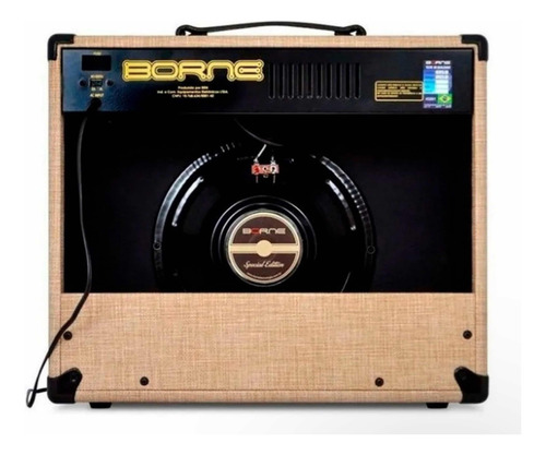 Amplificador Borne Vorax Studio 840 40w Cor Palha/ Dourada