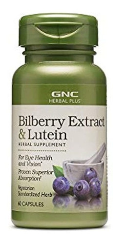 Gnc Herbal Plus Bilberry Extracto Lutein
