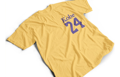 Camiseta Algodón Adulto Con Estampado Logo Kobe Bryant Nba