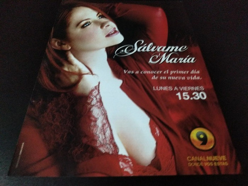 (pc307) Publicidad Clipping Tv Salvame Maria * 2005
