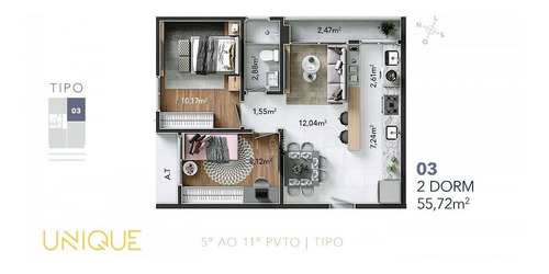 Imagem 4 de 5 de Apartamento Tipo Studio No Centro - 136_1