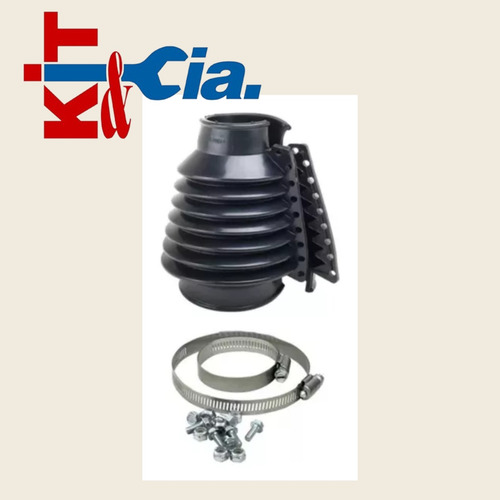 Coifa Cambio Silicone Fusca Kombi Preta (par)