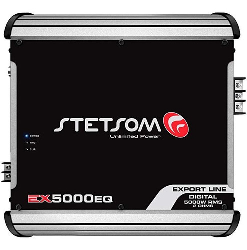 Stetsom Ex  Eq 1 Ohm Clase D Amplificador Mono De Rango Com.