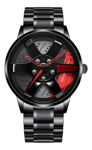 Reloj De Pulsera Mk Meibo Para Hombre, De Acero Inoxidable,