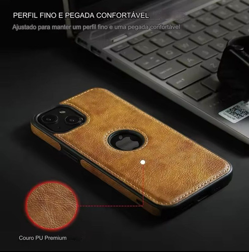 Small Size Funda For iPhone 16, 16 Plus, 16 Pro, 16 Pro Max Cuero De Lujo