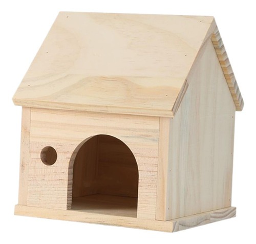 Escondite De Hámster De Madera, Animales Pequeños Estilo A