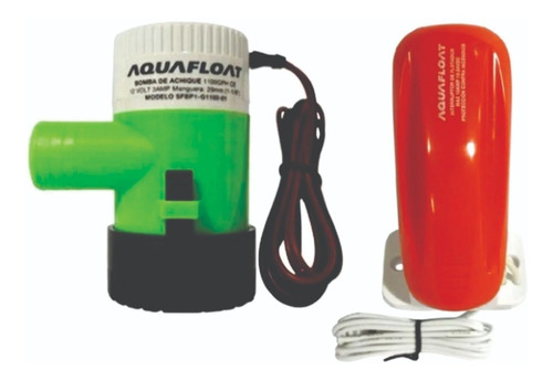 Bomba De Achique 12v 1100gph + Automatico Aquafloat -premium