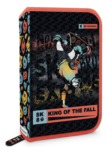 Cartuchera Desplegable Skater My Style Sk8 King Of The Fall