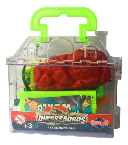 Kit Dinossauros Na Casinha Display 12 Peças Toyng 45099