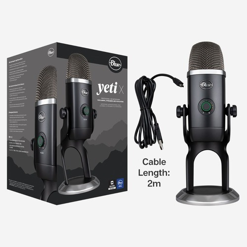 Micrófono Usb Blue Yeti X Profesional Gaming