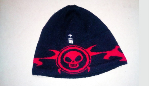 Gorro Lana Negro Skull Chillout