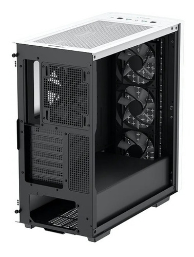 Imagen 5 de 10 de Gabinete Deepcool Ck560 Blanco Alto Flujo De Aire 4 Coolers