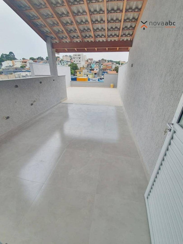 Imagem 10 de 15 de Cobertura Com 2 Dormitórios À Venda, 50 M² Por R$ 395.000,00 - Jardim Santo Alberto - Santo André/sp - Co1114
