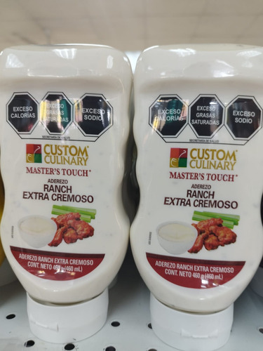 Paquete De 3 Aderezo Ranch Apachurrable 460 Gr C/u