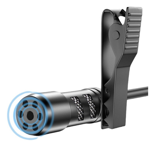 ~ Micrófono De Solapa Usb De 1,5 M Para Pc Y Computadora