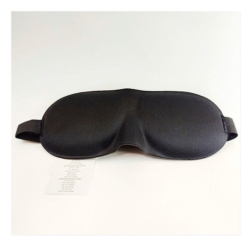 Máscara de ojos 3D Slooth, ideal para dormir, antideslumbrante, color negro