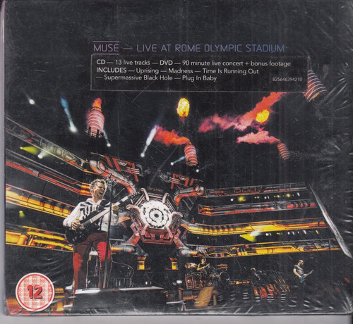 Muse Live At Rome Olympic Stadium Cd+dvd Original Nuevo