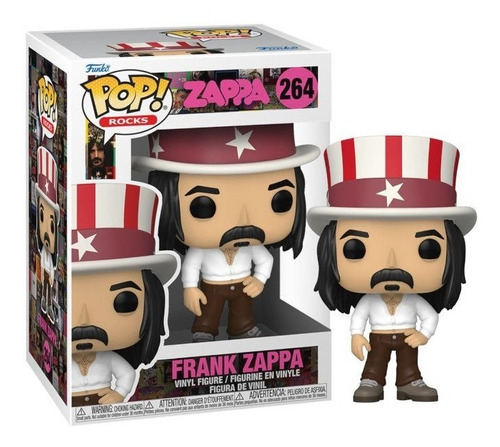 Funko Pop! Rocks Frank Zappa # 264 Orig. Replay