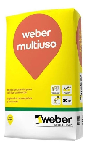 Multiuso Asiento Ladrillos Carpetas Revoques 10k Weber - Mm