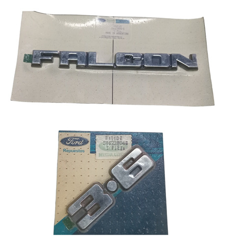 Jgo. Insignia Ford Falcon 3.6 Plasticas Original Desde 1986