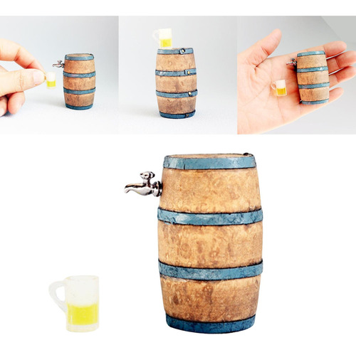 . Mini Modelo De Juego De Simulación De Barril De Cerveza En