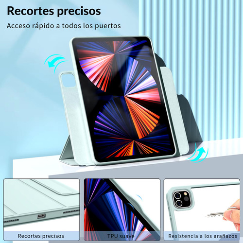 Funda Para iPad Pro 13 M4 2024 Smart Cover 2 En 1 Folio