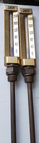 Termómetro Industrial De Dilatación Sika 25, 0-200 C. (Usado)