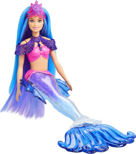 Mermaid Barbie Malibu Doll Con Seahorse Pet Y Accesorios