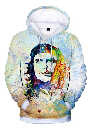 Sudadera Casual Con Capucha Che Guevara Hero Con Estampado 3